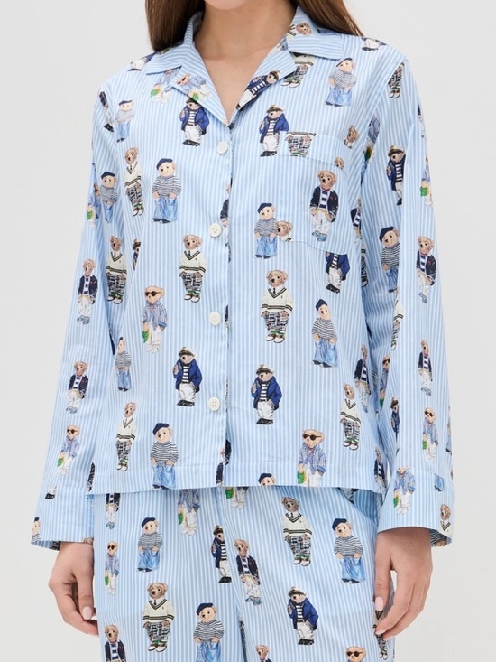 Polo Ralph Lauren Tops - Polo By Ralph Lauren Madison All Over Bear Pajama Top